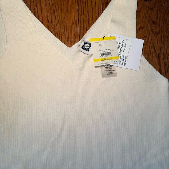 Anne Klein Fine Rib Knit Top - Picture 7 of 10